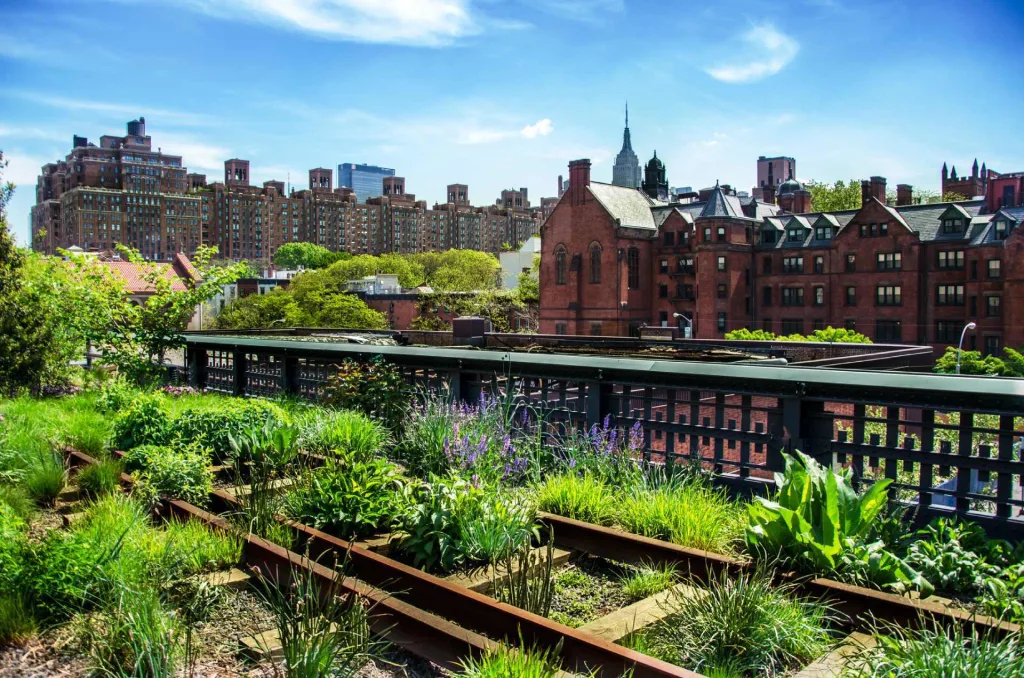 High Line elevated park in Manhattan